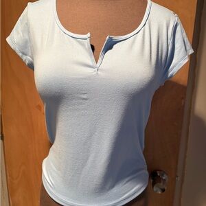 Light Blue Women's Aeropostale Top